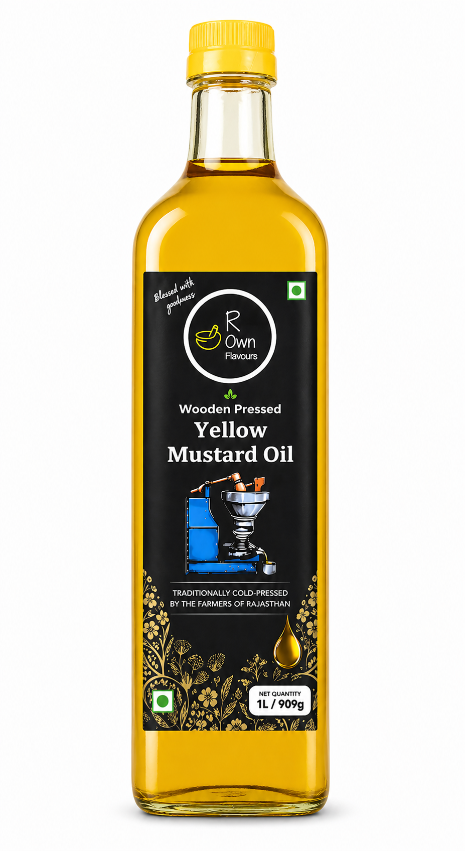 Cold Pressed Yellow Mustard Oil